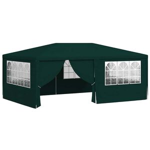 vidaXL Profesionalni &scaron;ator za zabave 4 x 6 m zeleni 90 g/m&sup2;
