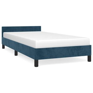 vidaXL Okvir za krevet bez madraca tamnoplavi 100x200 cm bar&scaron;unasti
