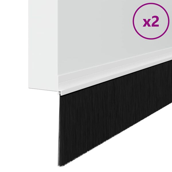 vidaXL Samoljepljivi pečati za vrata 2 pcs Bijelo 100 cm