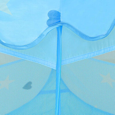 vidaXL Dječji šator za igru plavi 102 x 102 x 82 cm