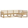 vidaXL Set vanjskih sofa 4 pcs Bijela 250 x 170,5 x 73 cm