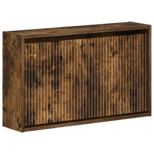 vidaXL Ormar za cipele na zidu ARNHEM 71 x 17 x 43 cm Dimljeni hrast