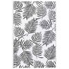 vidaXL Vanjski tepih ARAKIL bijelo-crni 120 x 180 cm PP