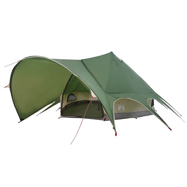 vidaXL Teepee &scaron;ator s krovom Zelena i Siva 600 x 600 x 347 cm