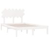 vidaXL Okvir za krevet bijela 120 x 190 cm mali bračni drveni