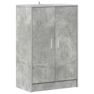vidaXL Ormarić za cipele boja betona 60 x 35 x 92 cm konstruirano drvo