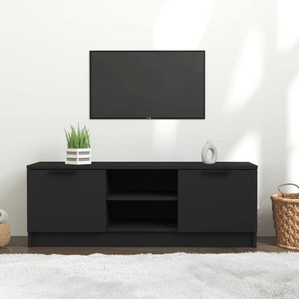 vidaXL TV ormarić crni 102 x 35 x 36,5 cm od konstruiranog drva
