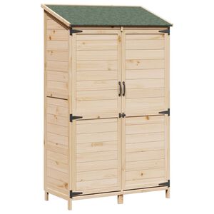 vidaXL Vrtna &Scaron;upa Prirodna 106,5 x 56 x 176 cm Čvrsto drvo jele