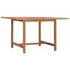 vidaXL Vrtni blagovaonski stol 110 x 110 x 75 cm od masivne tikovine