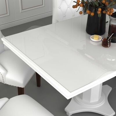 vidaXL Zaštita za stol prozirna 70x70 cm 1,6 mm PVC