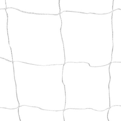 vidaXL Nogometni gol s mrežom 182 x 61 x 122 cm čelični bijeli
