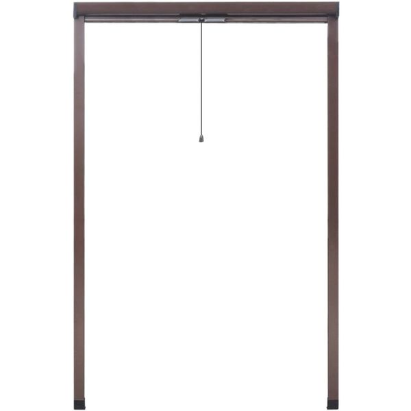 Smeđa prozirna prepreka protiv kukaca za spu&scaron;tanje preko prozora