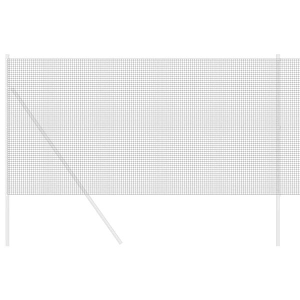 vidaXL Zavarena žičana ograda Siva 1.2 x 50 m Čelik