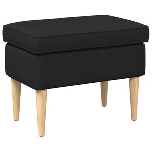 vidaXL Stolica za noge Crna 55 x 35 x 41 cm