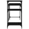 vidaXL Stol Crni hrast 135 x 50 x 90 cm Konstruirano drvo