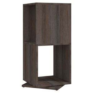vidaXL Rotirajući ormarić sivi/hrast sonoma 34,5x34,5x75,5 cm iverica