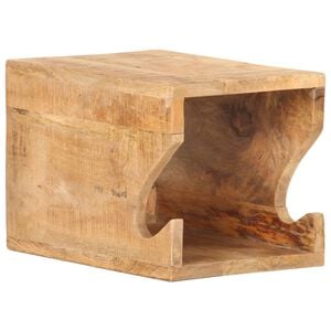 vidaXL Zidni stalak za bicikl 35 x 25 x 25 cm masivno grubo drvo manga