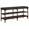 vidaXL Klupa za cipele boja hrasta 102 x 32 x 47 cm konstruirano drvo