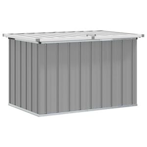 vidaXL Vrtna kutija za pohranu siva 109 x 67 x 65 cm