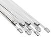 vidaXL Veza za kabel 12 kom. 4,6 x 250 mm Srebrna