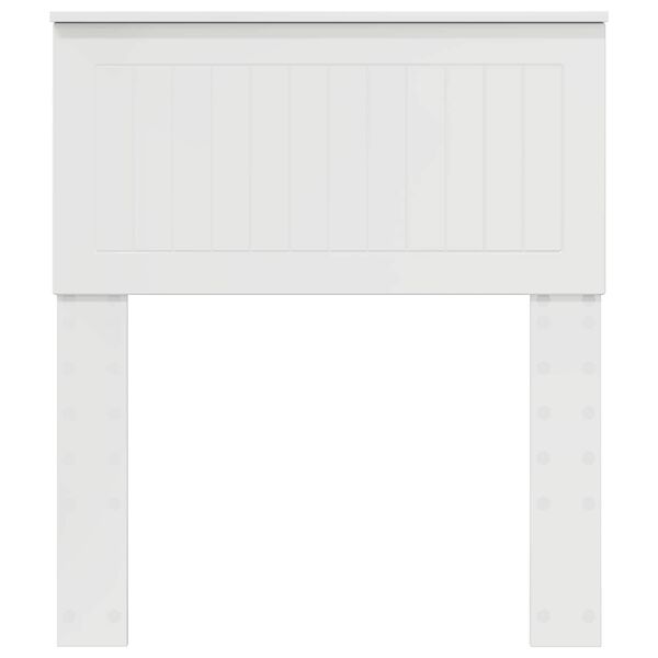 vidaXL Uzglavlje s uzglavljem Sjajno bijelo 75 cm Konstruirano drvo