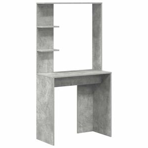 vidaXL Stol Betonski sivi Konstruirano drvo 78,5 x 37 x 154,5 cm