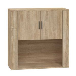 vidaXL Zidni ormarić boja hrasta sonome 80x33x80 cm konstruirano drvo
