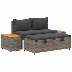 vidaXL Set vanjskih sofa 4 -Seater 4 kom. 55 x 30 x 39 cm Pravokutni