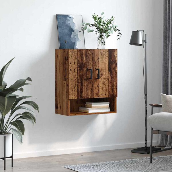 vidaXL Ormar za Zid Zidne Staro drvo 60 x 31 x 70 cm Konstruirano drvo