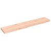 vidaXL Zidna polica 100 x 20 x 4 cm od neobrađene masivne hrastovine