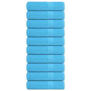 vidaXL Ručnici za ruke FROGN 10 kom tirkizni 50x100 cm 360 g/m&sup2;