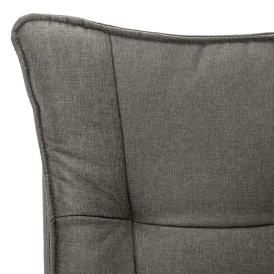 vidaXL Uredska stolica od tkanine siva
