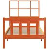 vidaXL Krevet s regalom za knjige bez madraca 75 x 190 cm od borovine