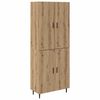 vidaXL Highboard 2 kom. Umjetnički hrast 69,5 x 34 x 180 cm