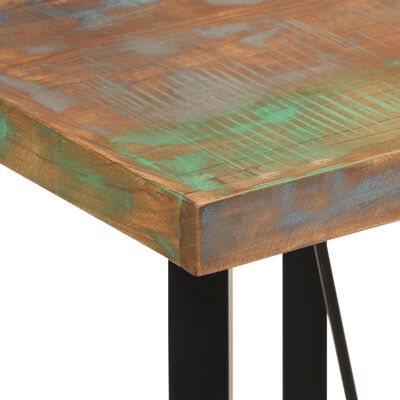vidaXL Barski stol 55 x 55 x 107 cm masivno obnovljeno drvo i željezo