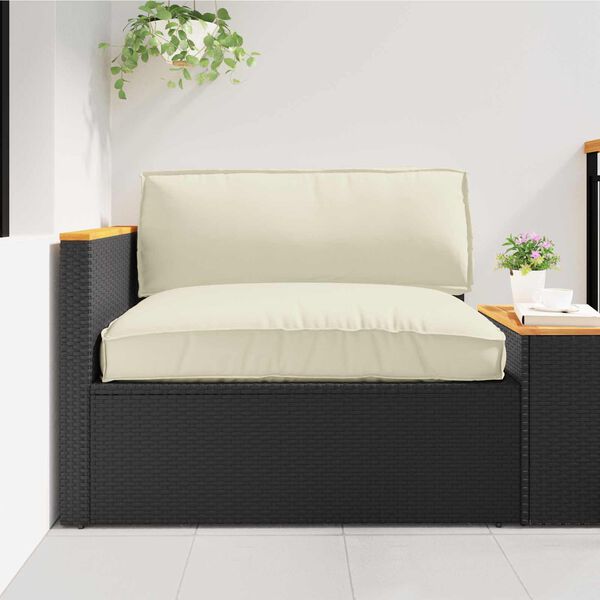 vidaXL Set jastučića za palete 2 pcs Krema Oxford tkanina