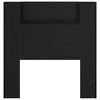 vidaXL Uzglavlje Crni hrast 100 x 15 x 103,5 cm Konstruirano drvo