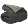 vidaXL Zimska pokrivača Svijetlo siva i antracit 200 x 140 cm