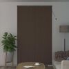 vidaXL Venecijanska roleta Tamno smeđa s uzorkom 213 x 150 cm PVC