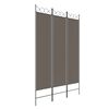 vidaXL Sobna pregrada s 3 panela antracit 120 x 200 cm od tkanine