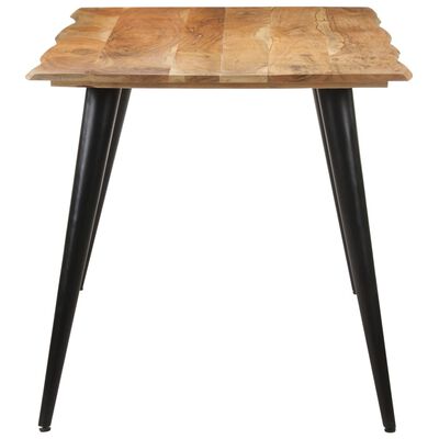 vidaXL Blagovaonski stol sa živim rubovima 160x80x75 cm bagremovo drvo