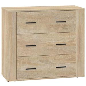 vidaXL Komoda boja hrasta sonome 80 x 33 x 70 cm od konstruiranog drva
