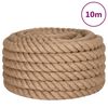 vidaXL Uže od jute dužina 10 m debljina 50 mm