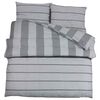 vidaXL Set navlaka za poplun svijetlosiva 140x200 cm pamuk