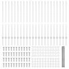 vidaXL Ograda s postovima Srebrno 1,2 x 50 m Čelik