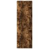 vidaXL Visoka komoda dimljeni hrast 30x41x124 cm od konstruiranog drva