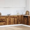 vidaXL Ormarić s donjim ladicama "Lyon" Staro drvo 60x46x81,5 cm Konstruirano drvo