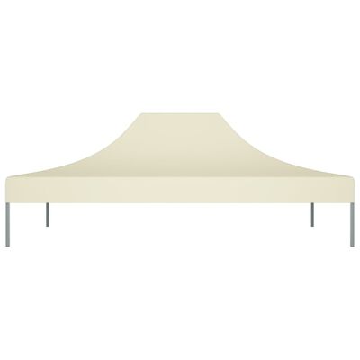 vidaXL Krov za šator za zabave 4 x 3 m krem 270 g/m²