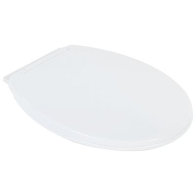 vidaXL Toaletna školjka bez ruba 7 cm viša keramička bijela