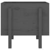 vidaXL Vrtna sadilica siva 62 x 50 x 57 cm od masivne borovine